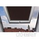 Cleanwizzard Store enrouleur occultant avec glissières latérales en aluminium pour fenêtres de toit VELUX GGU / GGL / GPU / GPL / GHU / GHL / GTU / GTL / GXU / GXL  marron foncé  U04 - 134x98 - B00Y6TEV3S
